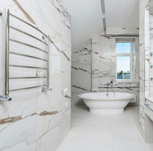 Heated Towel Rail Low Cost Renovations bathroom heated towel rails